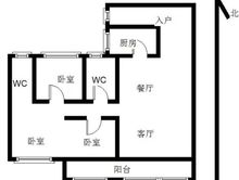 苏仙区 御仙湖畔 三房两厅 可做仓库 交通便利 电梯毛坯房出租 