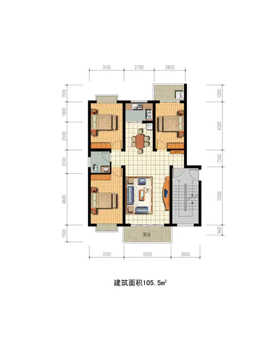 北门新苑户型图