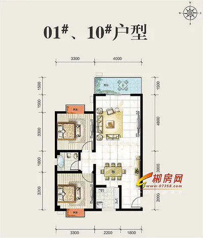 万华汽车城01、10#栋户型