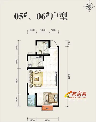 万华汽车城05、06#栋户型