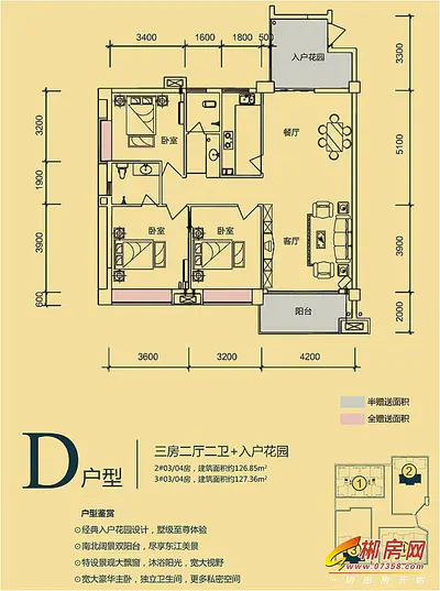 东江鸿都商业城D户型
