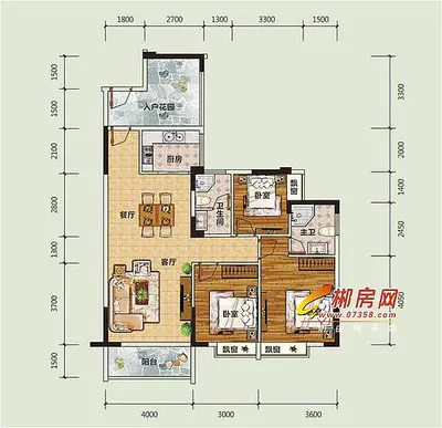 凤凰新城A3户型