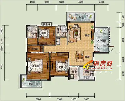 凤凰新城B1户型