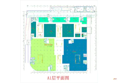 郴州东中央大街·红星美凯龙2.建材城A1层平面图