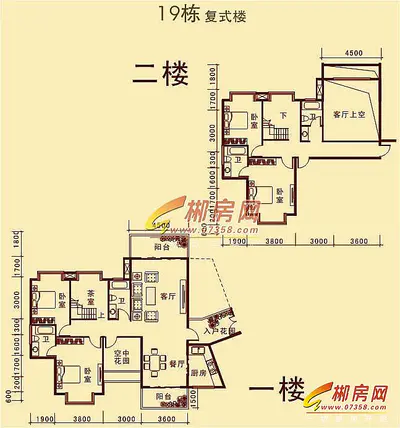 江山丽城别墅户型图