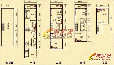 江山丽城别墅户型图