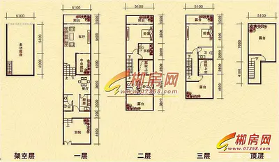 江山丽城别墅户型图