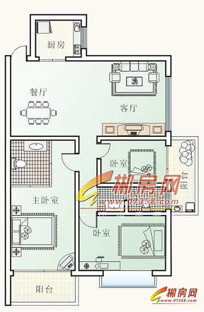 祥龙郡2栋二单元
