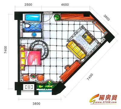 瑞泰时代广场2#栋公寓C户型
