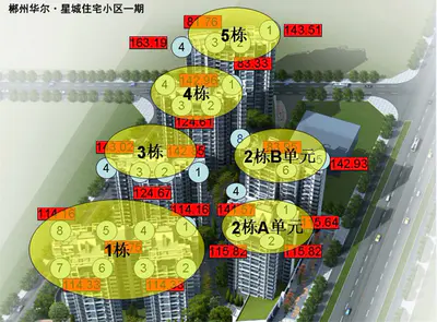 华尔蓝湾一期户型总览