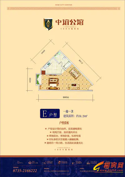 中谊公馆E户型