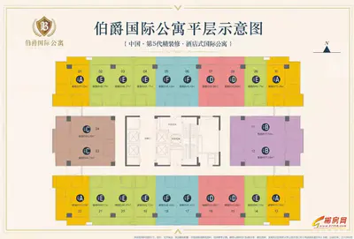 郴州国际机电建材城大汉伯爵公寓平面图