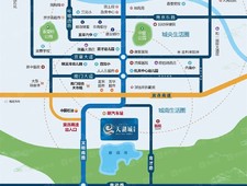 达康·天湖城交通图