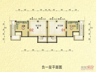 碧桂园·翡翠山双拼负一层