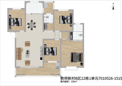 教师新村户型图
