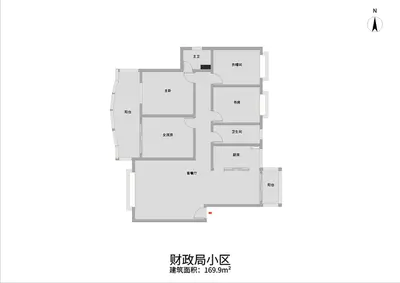 财政局家属区财政局四房户型图
