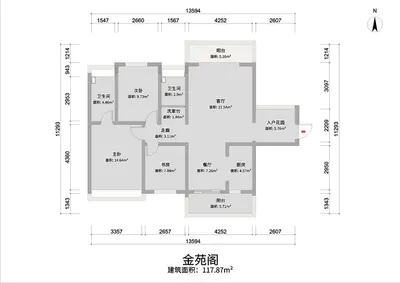 金苑雅居金苑阁户型图