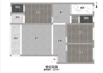 世纪春天世纪春天三房户型图