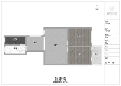 潘家湾潘家湾两房户型图