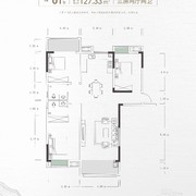 瞰郴州·东方新城3期127.33㎡三房两厅
