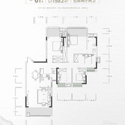 瞰郴州·东方新城3期159.02㎡五房两厅